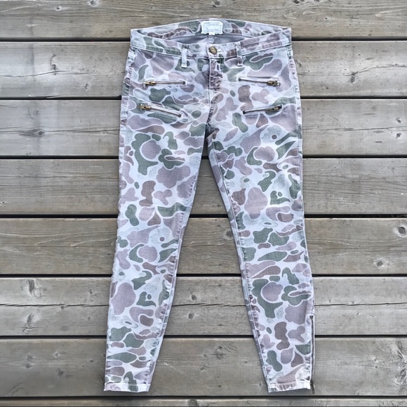 Current Elliott Multi Zip Stiletto Jean Grey Camo - Picture 4 of 10